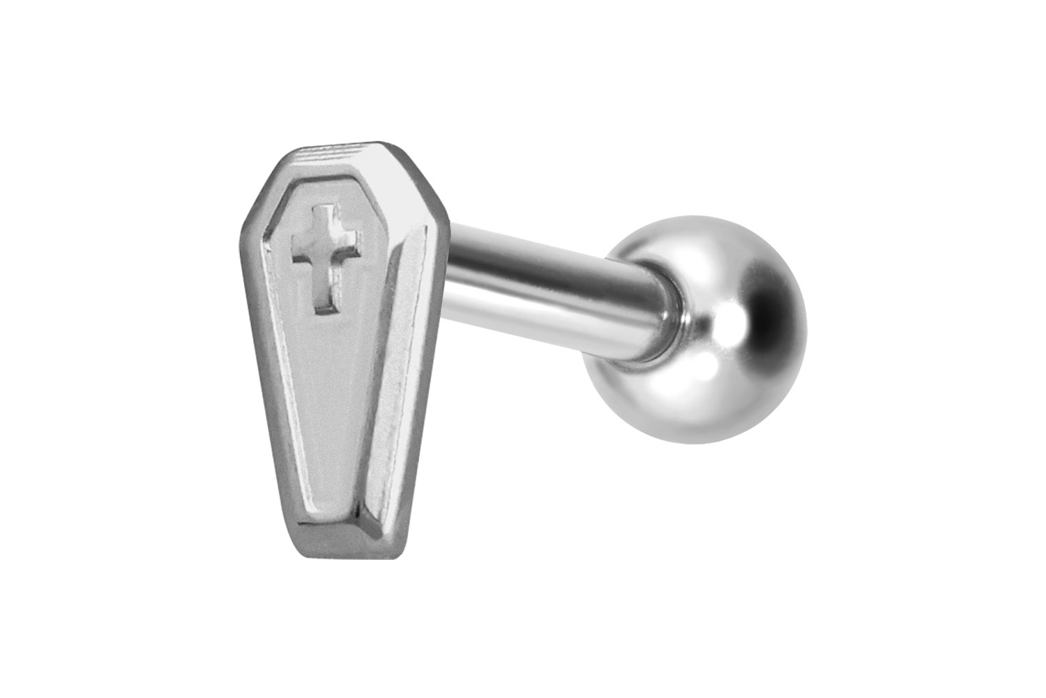 Titan Ohrpiercing mit Innengewinde SARG